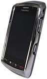 Verizon 2-Piece Hard Snap On Chrome (front) and Dark Charcoal Gray (back) Case Cover for Blackberry Storm 9530 in Verizon retail packaging