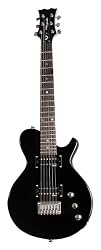Dean Playmate EVO Junior Solid Body Electric Guitar, Classic Black, 3/4-Size