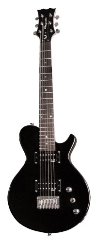 Dean Playmate EVO Junior Solid Body Electric Guitar, Classic Black, 3/4-Size
