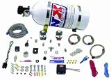 Fly By Wire Stage 1 EFI Nitrous System 35-150 HP Single Nozzle Incl. Shark Nozzle/Lightning Solenoids/Stainless Braided Line/Bracket w/10 lb. Bottle/Brackets