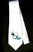 Party Decoration Necktie with green, mother, wolf, pup, nursing