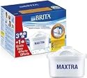 【限定増量パック!】ブリタ(BRITA)マクストラ (MAXTRA) 本家本元ドイツのBRITA浄水器ポット交換用カートリッジ 3個プラス1個で合計4個入りセット