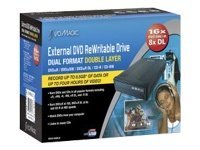 I/OMagic IDVD168DLE - Disk Drive - DVD&plusmn;RW (&plusmn;R DL) / DVD-RAM - 16X/16X/5X - Hi-Speed USB - External (79253B)