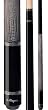 Black & Cream Faux Snake Skin Wrap Crazer Paint Players Advantage Two-Piece Pool Cue (21 oz)