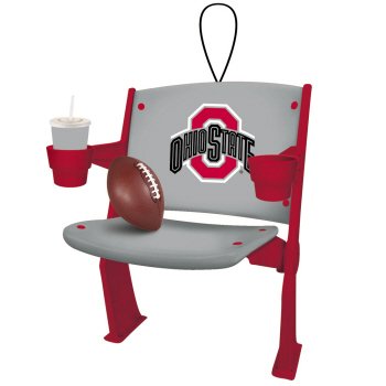 NCAA Licensed Ohio State Buckeyes Team Stadium Chair Ornament