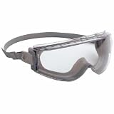 Uvex S3960C Stealth Safety Goggles, Gray Body, Clear Uvextreme Anti-Fog Lens, Neoprene Headband