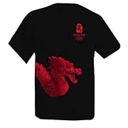 Beijing 2008 Olympics Dragon Wrap Short-Sleeve Tee Shirt