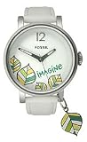 Fossil Analog White Dial Watch