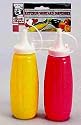 Unico Ketchup & Mustard Bottle Set - 12-oz each