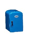 Mini fridge in blue