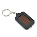 Solar Powered LED Flashlight Keychain