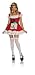Christmas Candy Costume, Red/White, Large