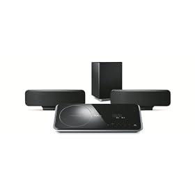 Philips HTS6515 -  5.1 DVD Home Cinema System - With AmbiSound and HDMI 1080p Upscaling - Black