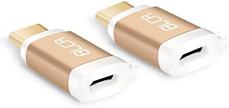 [ 2 Pack ]USB Type-c adapter Naeny USB-C Micro Convert Connector Input to Micro USB,Data Syncing and Charging With Keychain for Macbook/Chrome Book/Pixel Nexus 5X/Nexus 6p/LG G5/HTC 10 and More