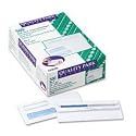 Quality Park Park #9 Redi-Seal Double Window Envelopes, White, Box of 500 (24529)