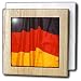 Flags - German Flag - Tile Napkin Holders
