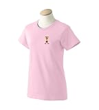Personalized custom embroidered bowling 500 series design on ladies t-shirt