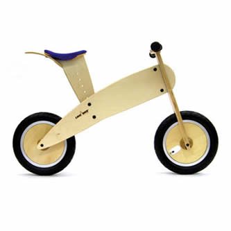 Midi Wooden Push Bike BLUE for the tall little ones and the LIKEaBIKE addict