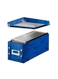 Produkt-Bild: Leitz 60730035 Archivschachtel Snap'n'Store Vivanto CD, Hartpappe, blau
