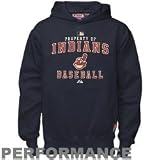 Majestic Cleveland Indians Toddler Navy Blue Zip Up Hoody Sweatshirt