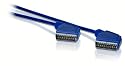 Philips SWV 2547 T/10 Scart Audio-/Video-Kabel 3,0 m (Stecker-Stecker) blau