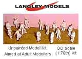 OO Scale Model (1/76th) Scale Model Kit Cricket Game - 15 figures,stumps etc This item is NOT a TOY - Please Read Full Product Description.