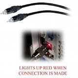Premium Grade Digital Audio Toslink Fiber Optic Cable 5mm, 12 ft
