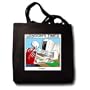 Londons Times Funny Computer Cartoons - WAITING FOR AMERICA ONLINE AFTER BOOTING UP - Tote Bags
