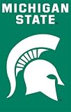 Michigan State Spartans Applique Embroidered Banner Flag (44x28) NCAA College Athletics Fan Shop Sports Team Merchandise