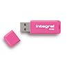 INTEGRAL 4GB USB-Stick NEON pink