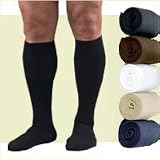Activa Mens Dress Socks Light Compression 15-20 mm Hg. Tan. Medium