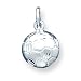 Sterling Silver Diamond Cut Soccer Ball Charm with 20 inch Sterling Silver Chain