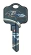 Baltimore Ravens Kwikset KW1 House Key