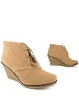 31Hxxq0iu8L. SL160  Lace Up Suede Bootie Wedge