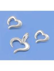 Sterling Silver Sets With Cubic Zirconia - Heart