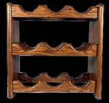 SOLID OAK WINE RACK