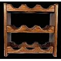 SOLID OAK WINE RACK