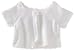 Pink Angel Baby-girls Newborn Rose Button Sweater, White, 6-9 Months