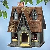 Thatch Roof Chimney Birdhouse - Style 29312