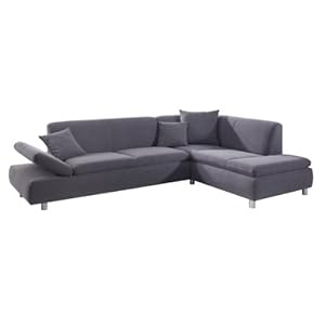 Max Winzer 2766263 Panama Polsterecke 2.5-Sitzer mit Ecksofa rechts Strukturgewebe, grau