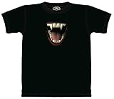 Thirst T-Shirt Glows in the Dark - 100% Cotton Short Sleeve Vampire Shirt for Teens and Adults