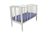 Dream On Me Folding Full Size Crib - White
