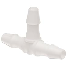 Value Plastics White Nylon Tube Fitting, 200 Series Barbed Tee, Tube ID