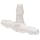 Value Plastics White Nylon Tube Fitting, 200 Series Barbed Tee, Tube ID