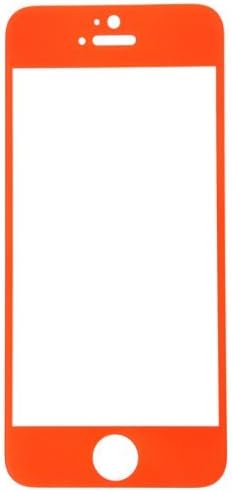 MagicShield Colorful Tempered Glass Film Screen Protector for iPhone 5 5S 5C (Orange)