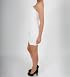 A & Co. Satin Pleats Tube Dress in White