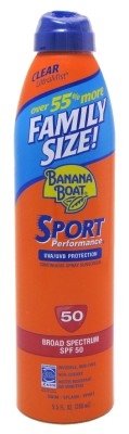 Banana Boat Continuous Spf#50 Spray Sport 9.5oz Family Size