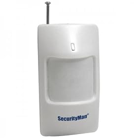 SecurityMan SM80 Wireless PIR Motion Sensor for AirAlarm Home Security System (Silver)