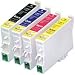 4pk Compatible Epson Sx425w Printer Ink Cartridges (1 Full S