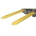 Vestil FE-4-63 Steel Fork Extensions, Accommodates 4" Fork Width, 63" Length, 2" Thickness
